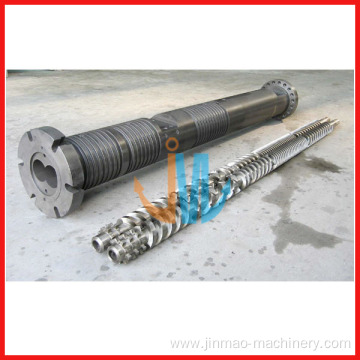 plastic extruder parallel twin screw and barrel